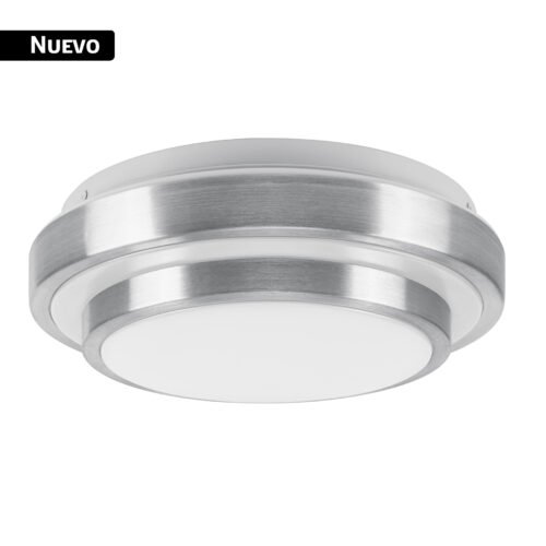 29846 - Luminario LED plafón decorativo 15W 6500K, metálico, BASIC