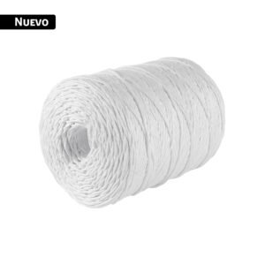 40054 - Rollo de rafia de 750 m color blanco calibre 6 g/m, FIERO