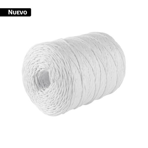 40054 - Rollo de rafia de 750 m color blanco calibre 6 g/m, FIERO