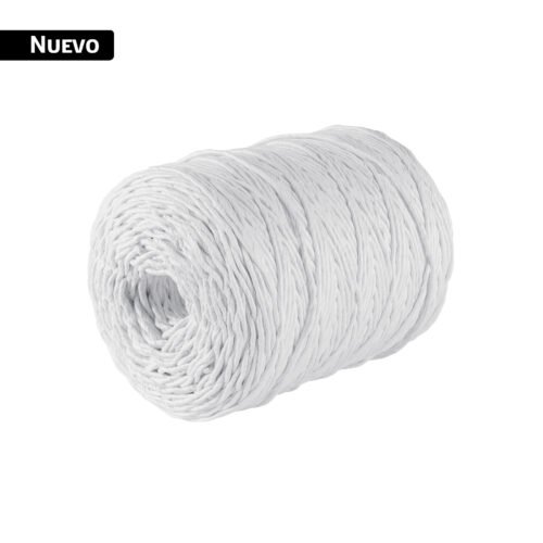 40062 - Rollo de rafia de 562 m color blanco calibre 8 g/m, FIERO