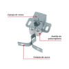 43715 - Broche perico galvanizado, HERMEX