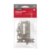 43866 - Pasador con cadena para puerta, acabado níquel satín, HERMEX