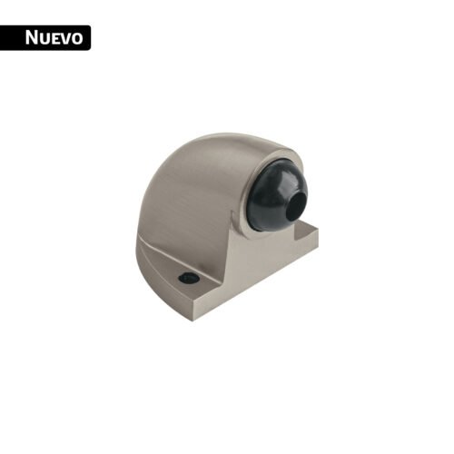 43879 - Tope tipo codo para puerta, níquel satín, HERMEX