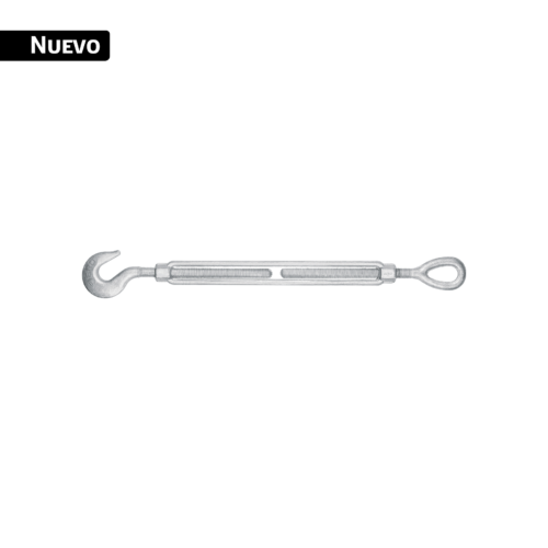 43917 - Tensor forjado 5/8 x 12' ojo - gancho, galvanizado, FIERO