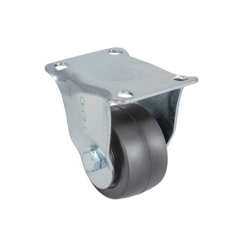 43934 - Rodaja hule 2-1/2' placa fija con buje, carga 50kg, FIERO
