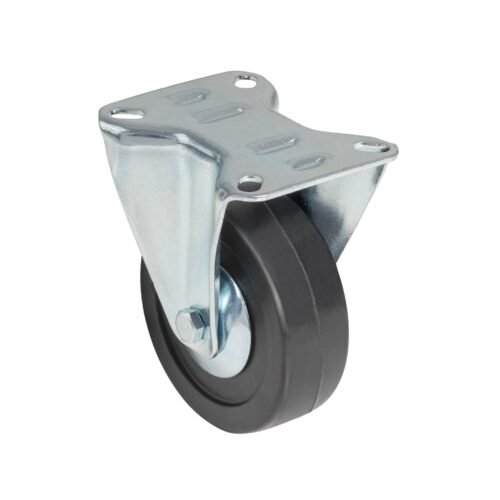 43937 - Rodaja hule 4', placa fija con balero, carga 60kg, FIERO