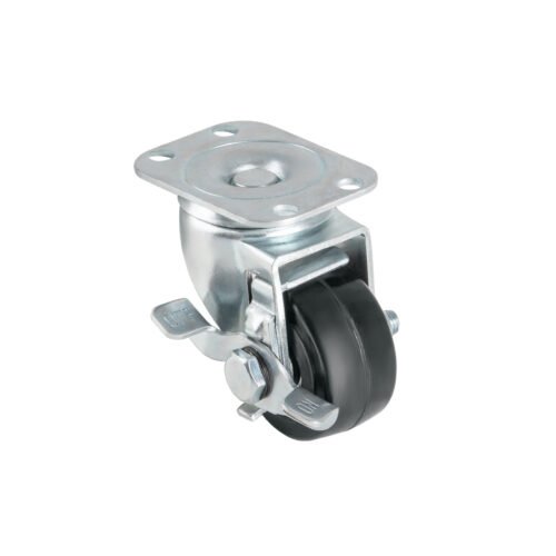 43988 - Rodaja hule 2', placa giratoria con freno, balero, 40kg