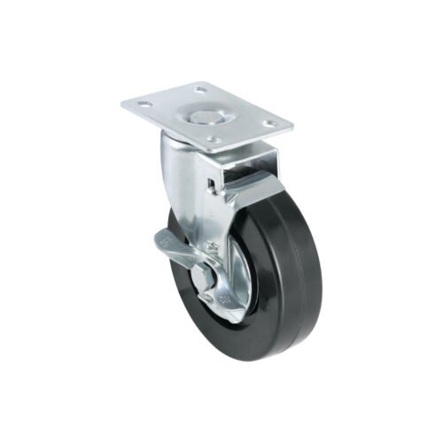 43993 - Rodaja hule 5', placa giratoria con freno, balero, 60kg