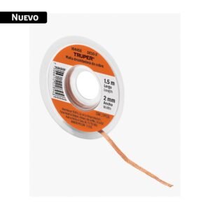 104458 104458 - Malla desoldadora de cobre, 2 mm x 1.5 m, TRUPER