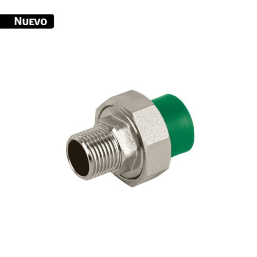 43498 - Tuerca unión PPR, mixta macho inserto metálico 1/2', FOSET