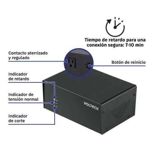 43891 - Compensador de voltaje 1250 VA / 1000 W, VOLTECK