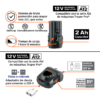 104414 - Destornillador de impacto 1/4', 12 V brushless, TRUPER PRO
