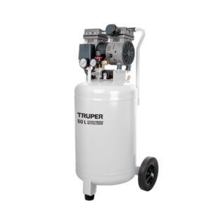 104491 - Compresor silencioso, grado médico, 50 L, 1HP, 127V, TRUPER