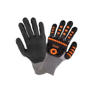 104640 104641 - Guantes con protección anti-impacto TPR y nitrilo, G, TRUPER