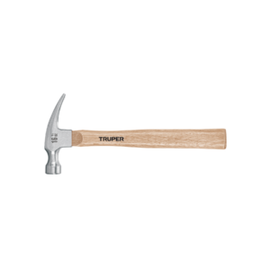 16754 16754 - Martillo pulido, 16 oz, uña recta, mango madera, TRUPER