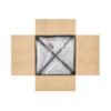 29882 - Llave de cruz 14', bocas 17, 19, 22 mm y 13/16', PRETUL