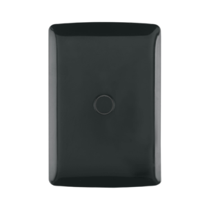 40139 - Placa ciega, Italiana, color negro, VOLTECK