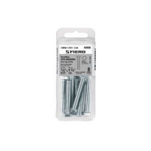 40800 40800 - Blíster con 8 tornillos 1/4 x 1-1/2' tipo máquina, FIERO