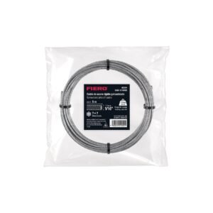 40984 - Cable rígido 1/16' x 5 m, acero galvanizado, FIERO