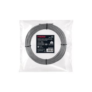 40986 - Cable rígido 1/16' x 20 m, acero galvanizado, FIERO