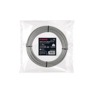40992 - Cable rígido 3/16' x 20 m, acero galvanizado, FIERO