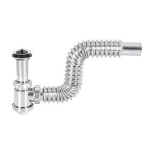 43129 - Céspol de bote de ABS con contra, cromado, para lavabo, FOSE