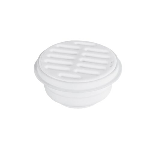 43169 - Coladera 5' universal, ABS, rejilla blanca 1/4 vuelta, FOSET