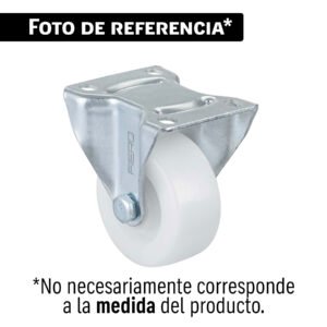 43627 43627 - Rodaja uso múltiple 2-1/2', polietileno, placa fija, buje