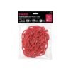 43719 - Bolsa con cadena plástica roja 8 mm x 5 m, FIERO