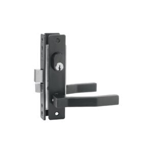 43722 43722 - Cerradura para perfil de aluminio, llave-llave, negra