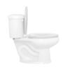 45849 - Asiento redondo para WC,cierre lento, abierto,blanco,ELEMENT