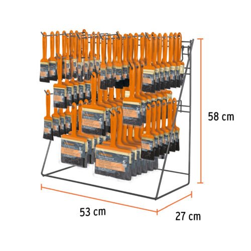 50138 - Exhibidor despachador con 156 brochas mango plástico TRUPER