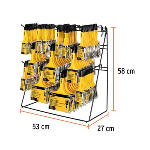 50195 - Exhibidor despachador con 156 brochas mango plástico PRETUL