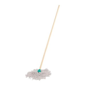 56040 - Trapeador tipo mechudo 350g intercambiable, con bastón 120cm
