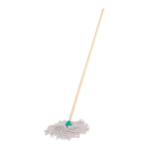 56040 - Trapeador tipo mechudo 350g intercambiable, con bastón 120cm
